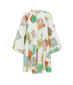 Rummy Longsleeve Mini Dress in Multi