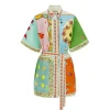 Rummy Mini Dress in Multi