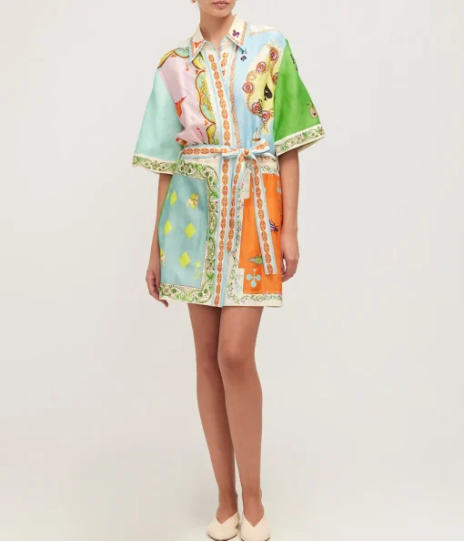 Rummy Mini Dress in Multi