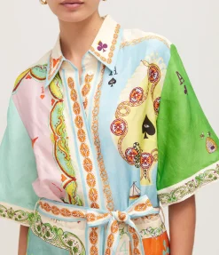Rummy Mini Dress in Multi