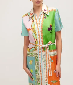 Rummy Shirt Dress in Multi