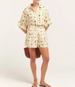 Rummy Shorts in Tropical Palms