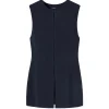 Ryde Sleeveless Jacket in Midnight