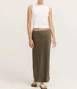 Saagneta Long Skirt in Bungee Cord