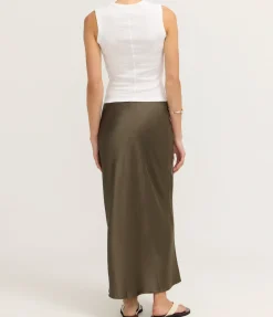 Saagneta Long Skirt in Bungee Cord