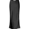 Saagneta Maxi Slip Skirt in Black