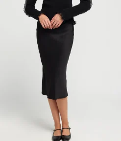 Saagneta Slip Skirt in Black