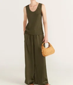 Sahelena Trousers in Forest Night