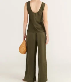 Sahelena Trousers in Forest Night