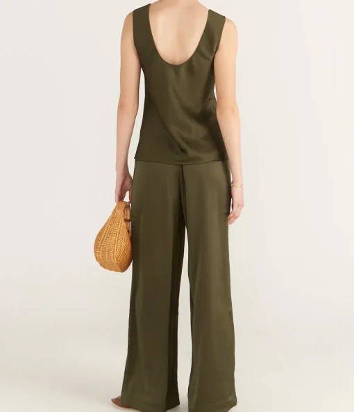 Sahelena Trousers in Forest Night
