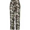 Sahelena Wide Leg Pants in Animalier
