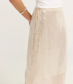 Salike Skirt in Clear Cream