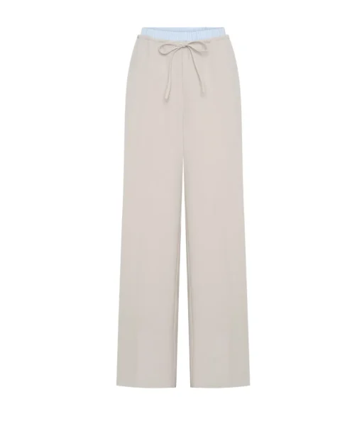 Salone Double Waist Pant in Sand