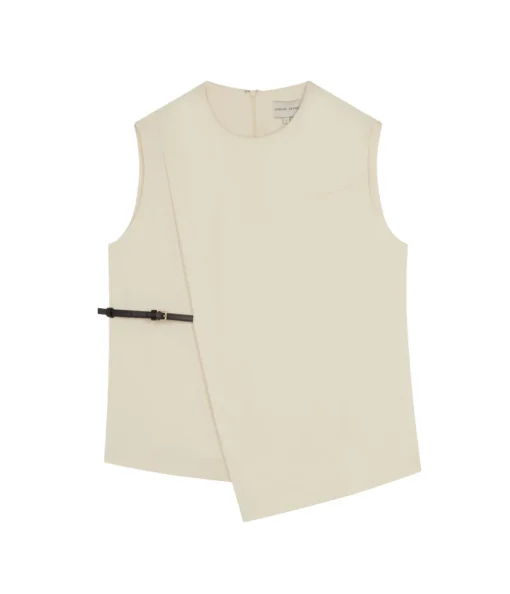 Sambac Sleeveless Top in Ivory