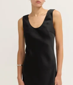 Sasumma Slip Dress in Black