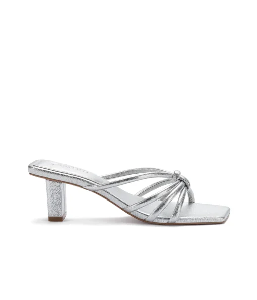 Savanna Mid Mule in Silver