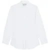 Shaped Poplin Shirt in White