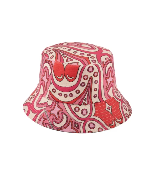 Shore Bucket Hat in Retro Pink