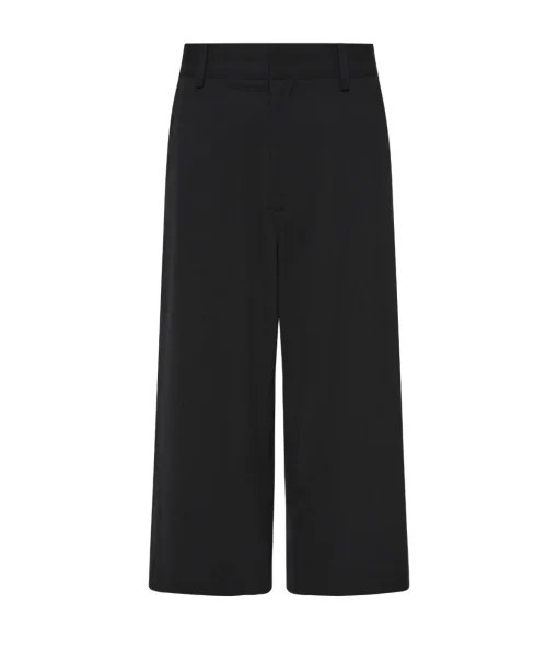 Side Stripe Tailored Pants in Black