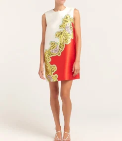 Sierra Mini Dress in Red and White