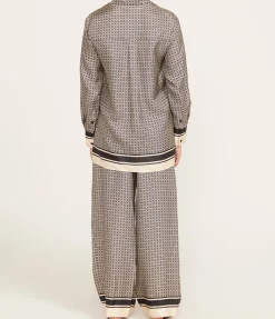 Signat Silk Gathered Pants