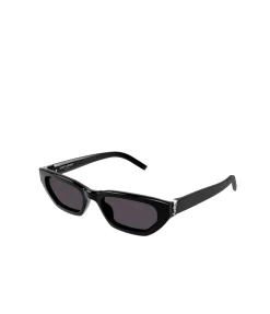 Slim Cat-eye Sunglasses in Black