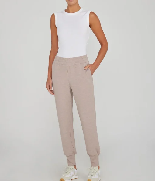 Slim Cuff 27.5 Pant in Taupe Marle