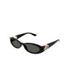 Slim Frame Monogram Sunglasses in Black