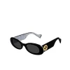 Slim Frame Sunglasses in Black