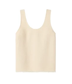 Sloane Cotton Tank in Natural