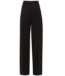 Slouch Straight Leg Trouser in Navy