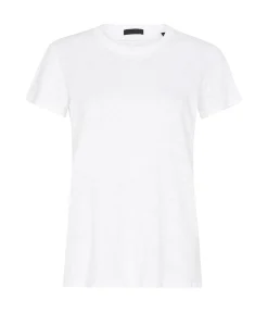Slub Jersey School Boy Crewneck in White