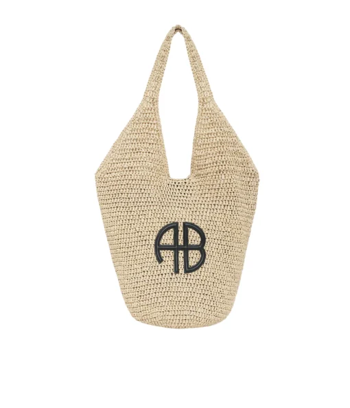 Small Lea Hobo Bag in Natural