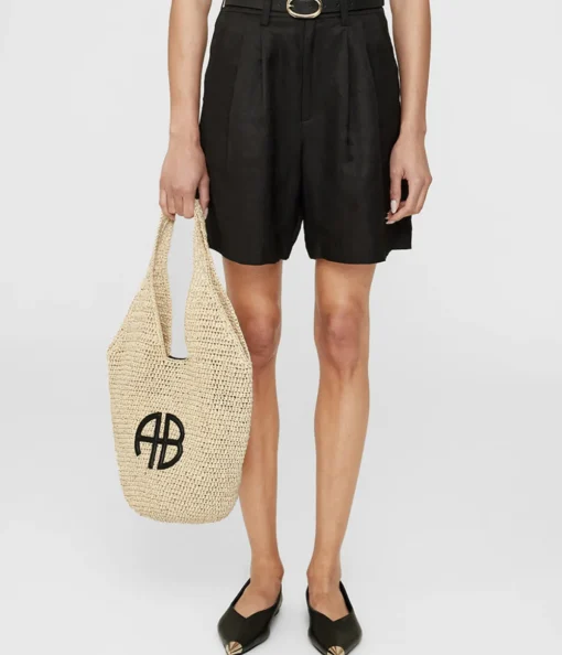 Small Lea Hobo Bag in Natural