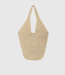Small Lea Hobo Bag in Natural