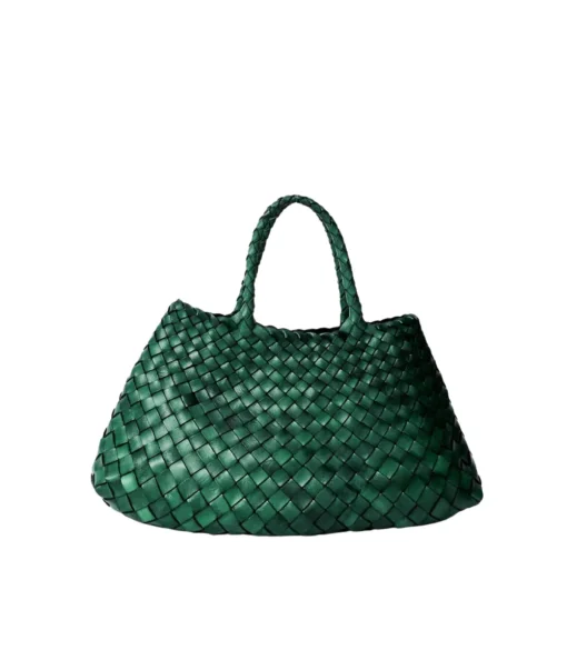 Small Santa Croce Leather Bag in Forest