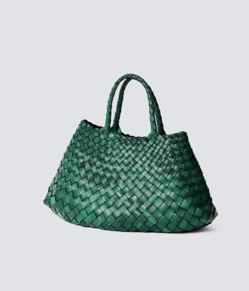 Small Santa Croce Leather Bag in Forest
