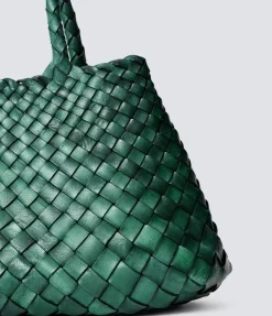 Small Santa Croce Leather Bag in Forest
