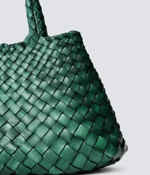 Small Santa Croce Leather Bag in Forest