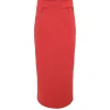 Smith Midi Skirt in Rouge