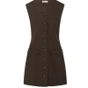 Sofia Dress in Chocolate