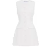 Sofia Tweed Dress in Porcelain