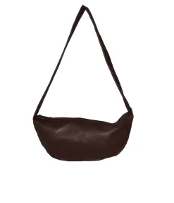 Soft Crescent Bag in Chocolate