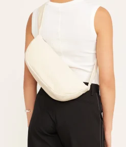 Soft Crescent Bag in Tofu