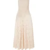 Solia Strapless Dress in Gardenia