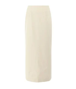 Sophia Maxi Skirt in Bone