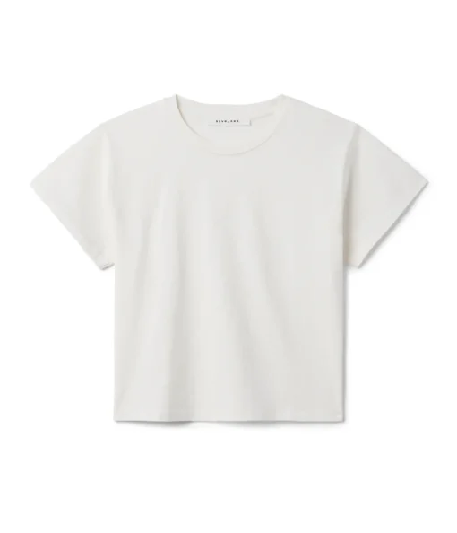 Square Tee in Natural White