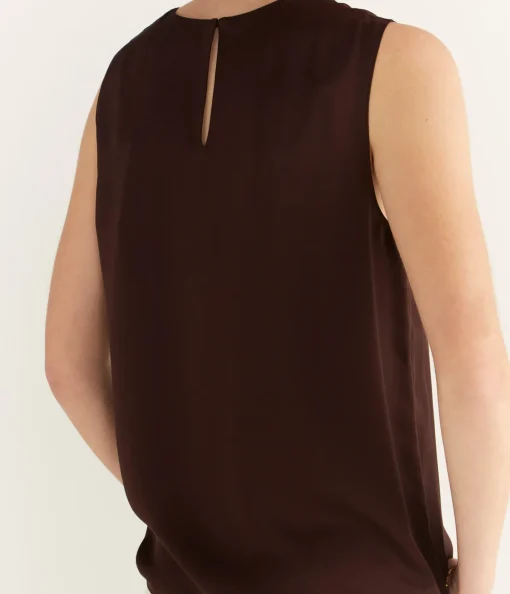 Straight Shell Top in Hickory