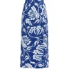 Sunja Maxi Skirt in Navy White