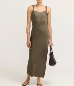 Sunna Slip Dress in Bungee Cord